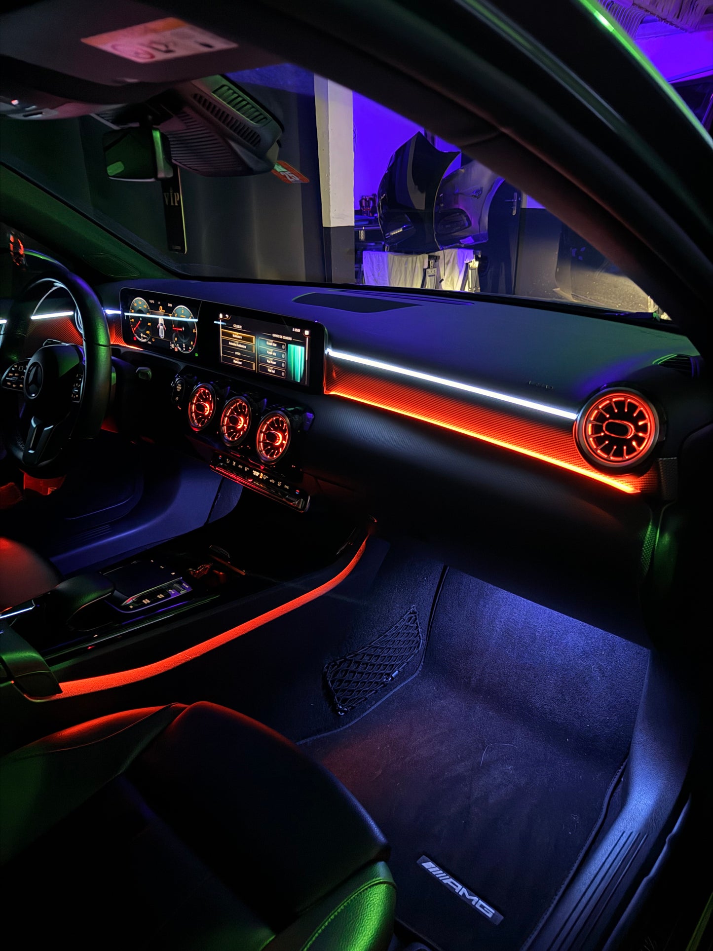 Kit Éclairage d’Ambiance Complet Mercedes Classe A W177 (2018+)