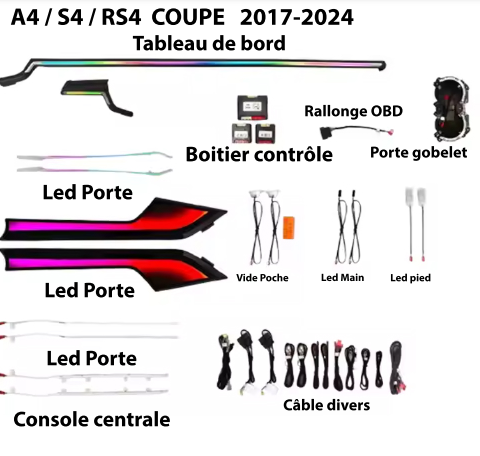 Kit Led COMPLET A4 / S4 / RS4 COUPE 2017-2024
