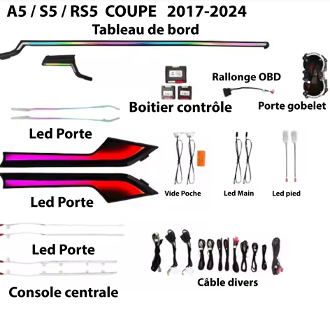 Kit Led COMPLET A5 / S5 / RS5 COUPE 2017-2024