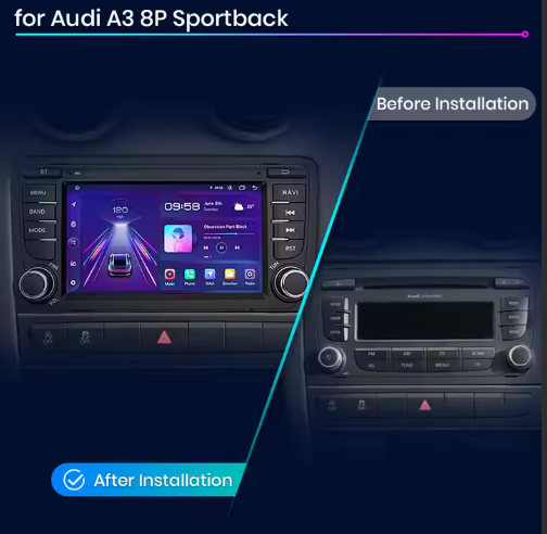 Audi A3 8P 2003-2011 (7 pouces)