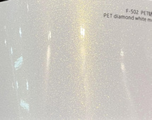 F-501 PET Diamond White Charm Blue – Film Covering Premium