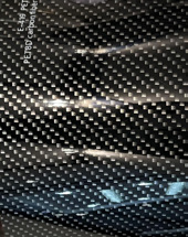 E-418 PET 8D Carbon Fiber Black Gold – Film Covering Premium